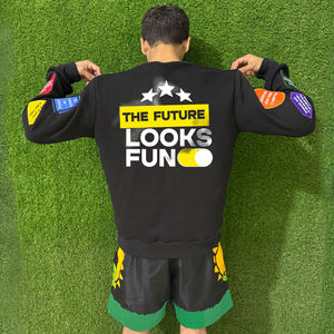 Ensemble T-shirt et short deux pièces pour homme, coupe slim, grande taille, en polyester/coton, vente en ligne - Product Image 6