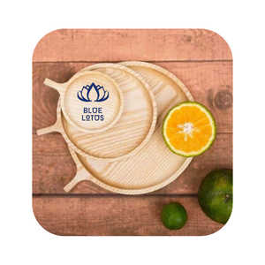 Plateaux en bois GEM pour fruits, thé, petit-déjeuner, plantes et plus encore, plateaux de cuisine en bois - Product Image 1