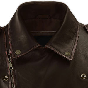 Chaquetas de cuero de ropa de calle de alta calidad Chaqueta de cuero de estilo de calle alta Nueva chaqueta de invierno de cuero con logotipo personalizado de moda para hombres - Product Image 5