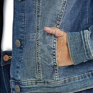 Vestes en jean pour femmes de haute qualité à prix raisonnable, 100% coton - Product Image 5