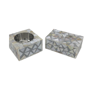 Elegante Quemador de Incienso de Madera y Semillas con Incrustaciones de Nácar para las Festividades Árabes de Ramadán y Eid - Product Image 6