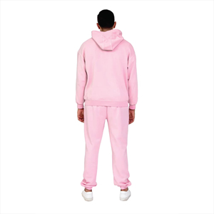Sweat à capuche délavé à l'acide et survêtement pour hommes fabricant de vêtements personnalisé imprimé papillon - Product Image 4
