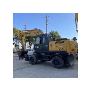Excavadora de Corea del Sur 21TON usada HYUNDAI 210W-7 210W-9 Excavadora de ruedas a la venta Buenas condiciones - Product Image 1