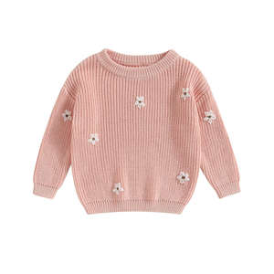 Women's Autumn Casual Korean Style Pullover Knitted Sweater with Front Logo <b>Wool</b>/Cashmere Material - Product Image 1