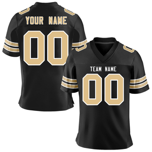 Último diseño de sublimación personalizada fútbol americano Jersey / OEM al por mayor cantidad a granel de talla grande fútbol americano Jersey - Product Image 3