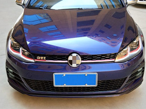 Pare-chocs avant pour VW <span class=keywords><strong>Golf</strong></span> 7 / 7.5 2013-2020 |   Pare-chocs avant de style GTI |   Kit carrosserie compatible |   Ajustement de style OEM - Product Image 2