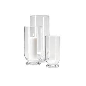 Porte-bougie rond en acrylique fait main de haute qualité, trois tailles différentes, pour les mariages et les fêtes de Noël - Product Image 1