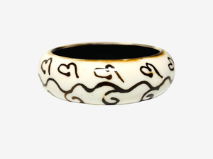 Bracelets en résine écologiques faits à la main pour femmes, qualité supérieure, bracelets en résine brillants, bijoux ethniques modernes - Product Image 5