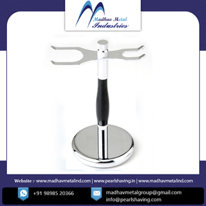 Support de rasoir de sécurité et de brosse à raser en métal de qualité standard, personnalisé, avec un design pratique, disponible au prix d'usine - Product Image 2