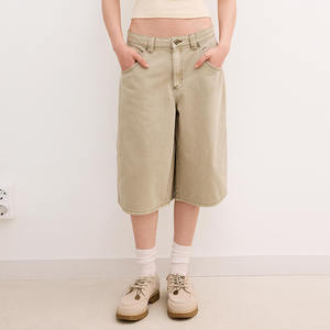 2025 conception personnalisée été femmes Shorts chauds taille haute couleur unie femme Denim Shorts pour femmes Jean Shorts - Product Image 3