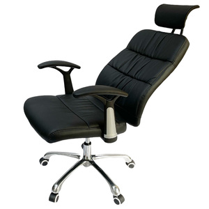 Contemporary Ergonomic Reclining Office Chair with Adjustable Headrest-Swivel Chair for Home and Office - Product Image 1