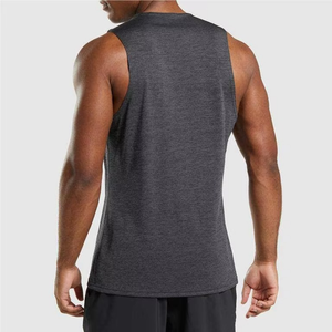 เสื้อแขนกุดผ้าฝ้าย100% สำหรับใส่เล่นกีฬาเสื้อกล้ามผู้ชายเสื้อออกกำลังกายระบายอากาศได้ดี - Product Image 2