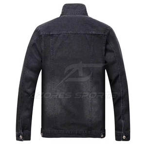 Chaqueta de Mezclilla para Hombre, Estilo Moderno, Corte Ajustado, Manga Larga, Atuendo Urbano, Chaqueta de Mezclilla Informal, Corte Ajustado, Manga Larga, Estilo Urbano - Product Image 2