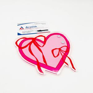 Tuiles magnétiques en acrylique en forme de cœur pour extensions de cils, marque privée, palette durable pour extensions de cils en ruban - Product Image 6