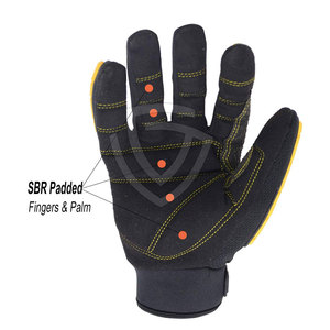 Gants de travail personnalisés résistants aux coupures, légers et de couleur unie - Product Image 3