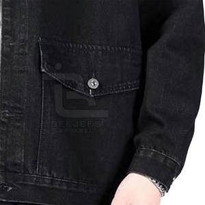 Chaqueta vaquera de gran tamaño para hombre ajustada de fabricación profesional, ropa informal para uso al aire libre, chaqueta vaquera de gran tamaño para hombre con personalización - Product Image 3