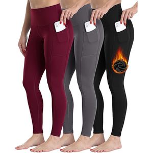 <b>Women's</b> Custom High-Waisted Yoga Pants Spandex XL/XXS <b>Leggings</b> Solid Print Workout Fitness Tummy Control <b>Leggings</b> Pockets - Product Image 5