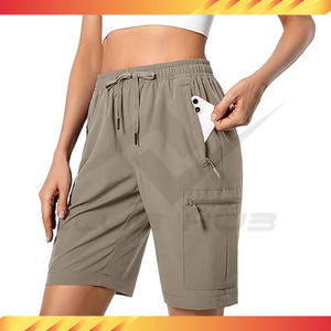 2025 New Arrival <b>Women's</b> Lightweight Hiking <b>Cargo</b> <b>Shorts</b> Sport Summer Casual Quick Dry Athletic <b>Shorts</b> Breathable High Zipper - Product Image 3