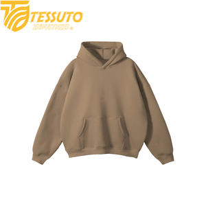 Sudadera con Capucha Personalizable Unisex de Corte Regular, 100% Algodón, con Logotipo Bordado, Técnica de Tejido Puff, Color Sólido, para Otoño - Product Image 1