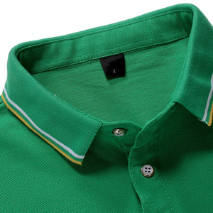 Polo manches courtes unisexe respirant 100% coton haute qualité, personnalisable avec sublimation ODM teint uni grande taille pour homme - Product Image 4