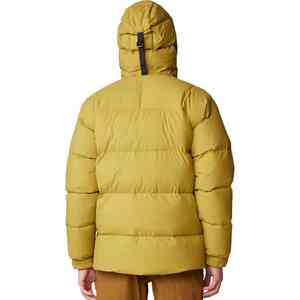 Material personalizado transpirable para hombre, alta calidad, soporte largo, impermeable, a prueba de viento, relleno de algodón, chaqueta acolchada de invierno, parte delantera - Product Image 2