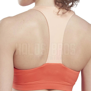 Soutien-gorge de sport pour femmes de qualité supérieure conçu sur mesure avec tissu doux de couleur personnalisée et logo avant respirant dernier style - Product Image 5
