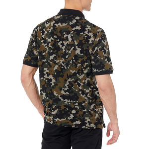 เสื้อโปโลผู้ชายแขนสั้นผ้าฝ้ายนุ่มสบายลำลองดีไซน์คลาสสิก - Product Image 3