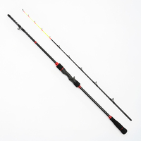 Caña de Pescar Premium para Pesca de Pulpo, Componentes Fuji, Construcción de Fibra de Carbono 30T/40T, Pesca de Fondo Rápida, EVA, 2 Piezas, Agua Salada, OEM