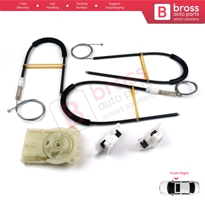 ชุดซ่อมมอเตอร์กระจกหน้าต่าง BWR883 สำหรับประตูหน้าขวา รถยนต์ Megane MK2 ปี 2002-2008 แบบ 4/5 ประตู รุ่น 8201010925 - Product Image 5