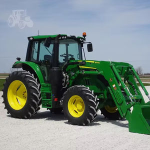 2022 JOHN DEEREE 6140M | Tractor agrícola Johnn Deer 6R155 con motor diésel de 80HP 4WD Tractor de rueda para caminar - Product Image 1