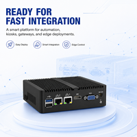 Computadora de Control Industrial sin Ventilador para IoT Industrial y Computación en el Borde, Personalización de Hardware OEM ODM, Soporte para PC Industrial en Caja