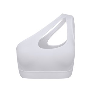 Sujetador deportivo de un hombro para mujer de estilo informal de alto soporte, ropa interior de entrenamiento, sujetador de gimnasio - Product Image 2