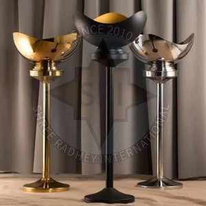 Bacs à boissons en acier inoxydable de style européen Seau à glace rectangulaire 5L pour bars à domicile Restaurants-pour les fêtes pour la bière et le vin - Product Image 1