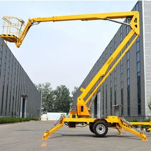 Plataforma Elevadora Articulada Electrohidráulica Montada en Remolque, Elevador Móvil para Personal, Precio - Product Image 6