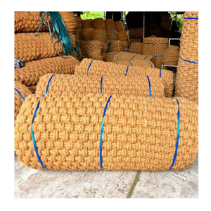 Tapete de fibra de coco hecho a mano duradero y tapete de fibra de coco respetuoso con el medio ambiente para decoración de hoteles de playa al aire libre y uso de tapetes de puerta - Product Image 6