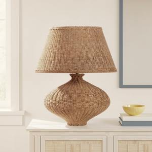 Lampe de table en jonc de mer, accessoires décoratifs, lampe de bureau en jonc de mer naturel, qualité supérieure - Product Image 4