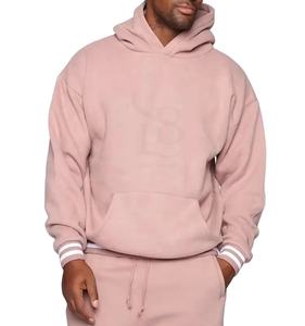 Sweat à capuche 100% coton de haute qualité 500 grammes tissu anti-rétrécissement bouffée imprimé sweat surdimensionné pour l'hiver - Product Image 1