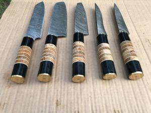 Juego de Cuchillos de Cocina y Chef en Acero de Damasco, Uso Profesional, Calidad Garantizada, con Bolsa de Cuero, Juego de Cubiertos - Product Image 2