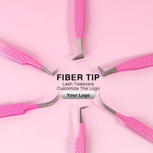 Pince à épiler Volume 90 degrés Marque privée Pince à sourcils Pointe en fibre Extension de cils Cils Pince à épiler Pakistan - Product Image 2