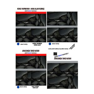 FORD FOCUS SW compatibile veicolo, Auto, Set di 3 pezzi cuscino blu