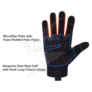 Gants de sécurité personnalisés de haute qualité pour mécanicien de travail Gants de travail en Spandex avec fonctions antidérapantes antichocs antistatiques - Product Image 2