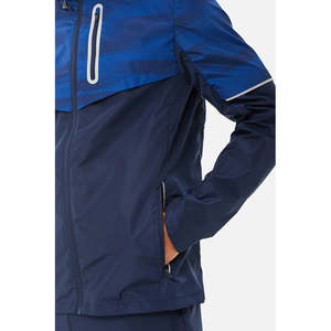 Chaqueta universitaria con mangas de cuero de contraste y chaqueta bomber de béisbol de cuerpo de mezcla de lana ropa de calle casual - Product Image 4