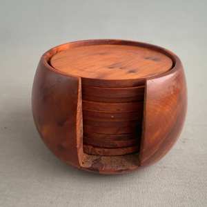 Luxury Wooden Hexagon Coasters Walnut Drink Mats Premium <b>Kitchen</b> Table <b>Decor</b> <b>Accessories</b> - Product Image 3