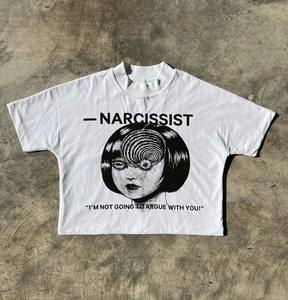 Custom Plus Size <b>Mens</b> Drop Shoulder Thick Boxy Fit <b>T</b> <b>Shirt</b> Graphic Tee 100% Cotton <b>Cropped</b> Oversized Tshirt for <b>Men</b> - Product Image 3