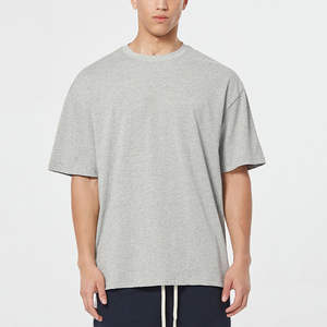 Vente en gros Fabricant T-shirt uni en coton pour hommes Logo personnalisé T-shirt respirant pour hommes à séchage rapide - Product Image 2