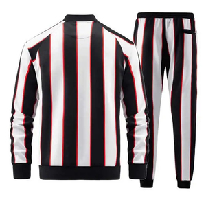 Ensemble de survêtement respirant en Spandex/Coton, coupe ajustée, style vintage, avec logo personnalisé, pour hommes, vente en gros, comprenant un sweat à capuche et un pantalon de jogging - Product Image 5