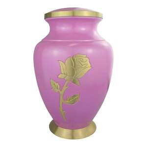 Urna de cremación hecha a mano con diseño de pájaro grabado con tapa superior en forma de cúpula, urnas de Metal sostenibles, urnas de cremación más vendidas, gran oferta - Product Image 4