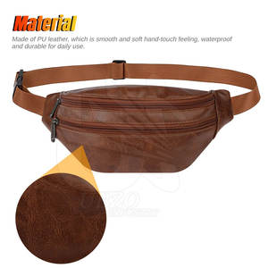 Sacs de taille en cuir adultes imperméables sacs de taille en cuir de nouveau style sacs de taille en cuir d'utilisation extérieure - Product Image 2