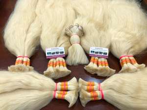 KINKY BOUCLES SANS COUTURE SANS ENCHEVEMENT RÉUTILISABLE REMY HAIR PERRUQUES FOND ÉPAIS SUÉDOIS PLEINE TÊTE CUTICULE ALIGNÉ RAW HAIR BUNDLES - Product Image 2