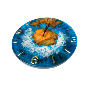 2025 mejor vendedor Reloj de pared de madera producto de madera reloj de resina de madera para decoración de pared de Vietnam para mayoristas - Product Image 2